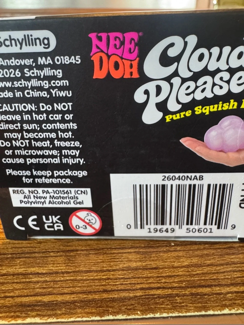 NeeDoh Cloud Pleaser Soft Doh Squish Toy - Lavender Purple